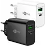 Goobay USB-C PD GaN Dual-Fast Charger 30 W Balts (75336)