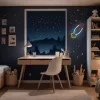 LED neona lampa MANTA SNL91MT Style RAKETA – dekoratīvs neona panelis