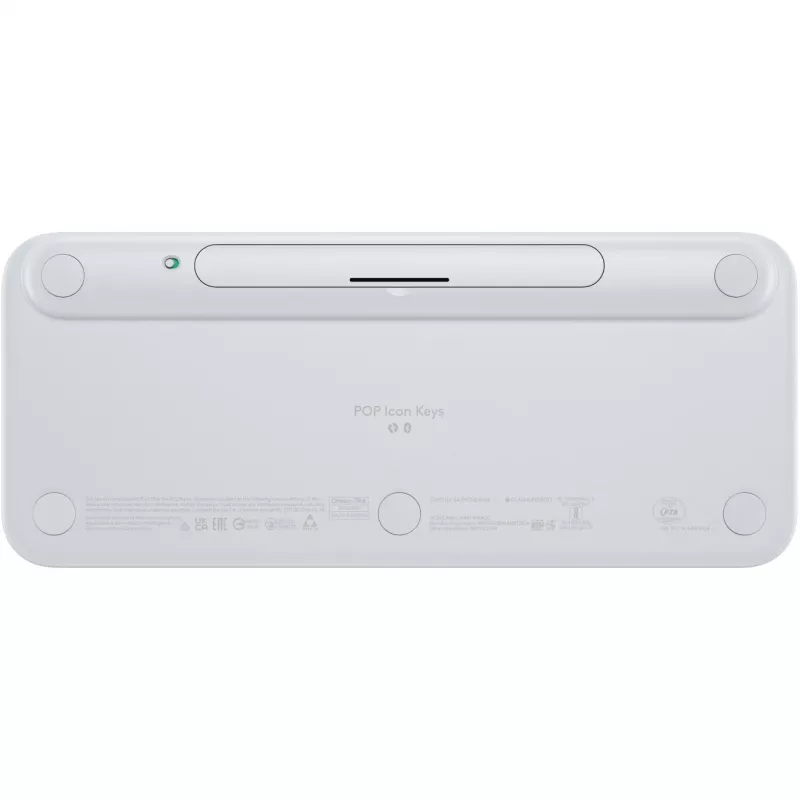 Logitech POP Icon Keys - Bezvadu tastatūra - Bluetooth LE - QWERTY - US International - Balta, oranža (920-013072)