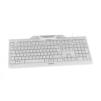 CHERRY KC 1000 SC tastatūra ar viedkaršu lasītāju USB Swiss Grey