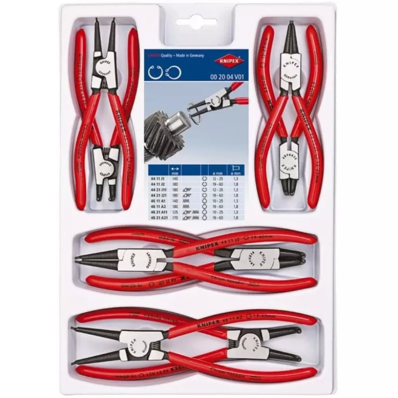 KNIPEX gredzenknaibles komplekts 8 gab.
