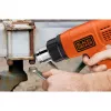 Karstā gaisa pistole Black & Decker KX1650 — 1750 W, līdz 600 °C, gaisa plūsma 570–740 l/min, 2 m kabelis, 600 g