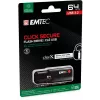 USB zibatmiņa Emtec B120 Click Secure 64GB USB