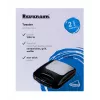 Ravanson OP-7050 sviestmaižu gatavotājs 3 vienā, 1200 W, melns/sudrabots
