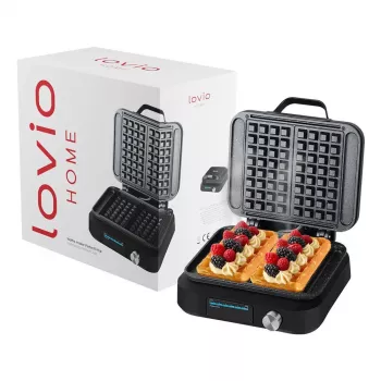 Lovio LVWF002BK Vafeļu panna 1500W Melna