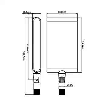 DeLOCK 88904 virziena antena 10 dBi, RP-SMA