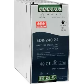 Sprieguma transformators MEAN WELL SDR-240-24