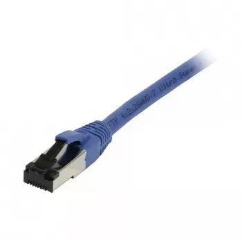 Synergy 21 Patch Kabelis RJ45, CAT8.1 2000Mhz, 7.5m, Zils, S-STP(S/FTP), TPE(Ultra SuperFlex), AWG26