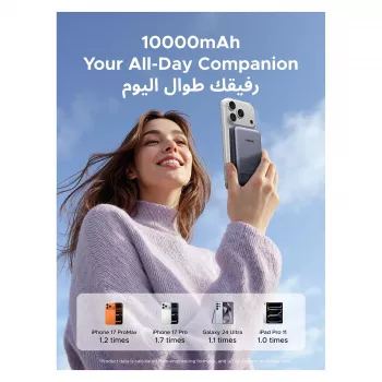 Power Bank UGREEN 25919 10000mAh Magnētiskais bezvadu lādētājs