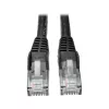 Eaton Tripp Lite Series Cat6 Gigabit Snagless Molded (UTP) Ethernet kabelis (RJ45 M/M), PoE, Melns, 1.52 m - Savienojuma kabelis - RJ-45 (V) līdz RJ-45 (V) - 1.52 m - UTP - CAT 6