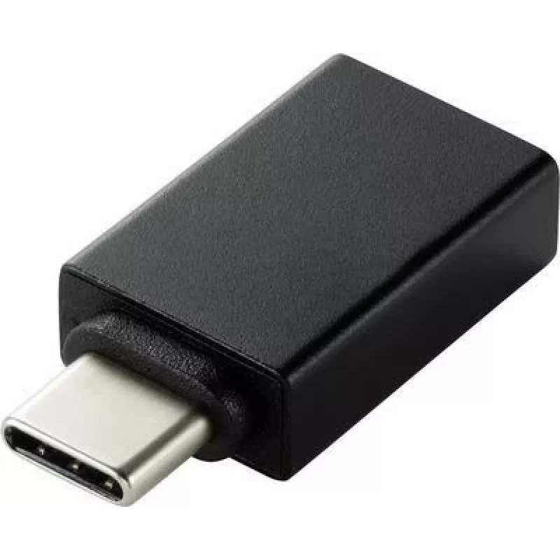 Renkforce RF-4472304 Kabeļa interfeisa/dzimuma adapteris USB Type C uz USB Type A Melns (RF-4472304)