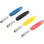 Bananu spraudņu komplekts ShiverPeaks BS56215-SET — daudzkrāsaini 4 mm savienotāji