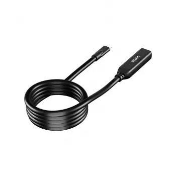 Pagarinošais kabelis Unitek U1335ABK01 USB-C vīrietis uz sievieti, 10 Gbps, 5 m, melns