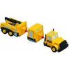 Popular Playthings Mix or Match Vehicles Construction Black Yellow transportlīdzekļu komplekts