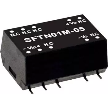 Strāvas adapteris MEAN WELL SFTN01N-05 1W 5V Ieeja 21.6-26.4V