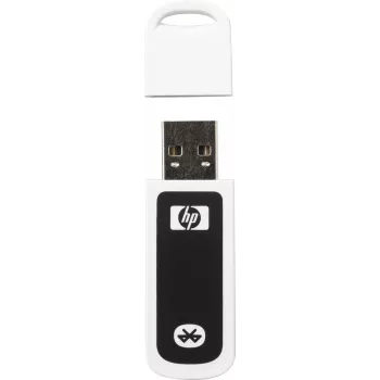 Hewlett-Packard HP bt500 - USB Bluetooth 2.0 EDR adapteris - saderīgs ar Officejet H470, Officejet Pro 8500, 8500A A910, Photosmart C6380, C7280, D7260, Plus B209 (Q6273A)