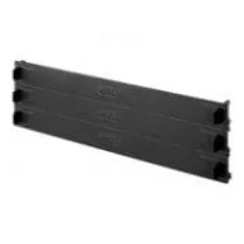 Rittal 7151.305 aizpildījuma panelis 19 inch (3 gab., 1U, melns)