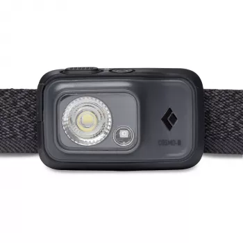 Galvaslampa Black Diamond Cosmo 350-R, 350 lm, IP67, USB uzlādējama, 1500 mAh, sarkana