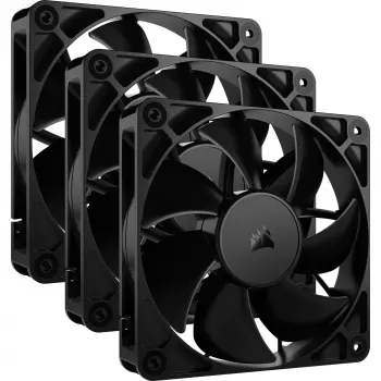 Ventilatoru komplekts Corsair RS120 12 cm Melns 420-2100 RPM 3 gab.