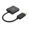 UNITEK Y-5118E DisplayPort uz VGA adapteris Melns Vīrišķais