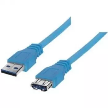 USB kabelis ShiverPeaks 1,8m USB 3.2 Gen 1 USB A Zils