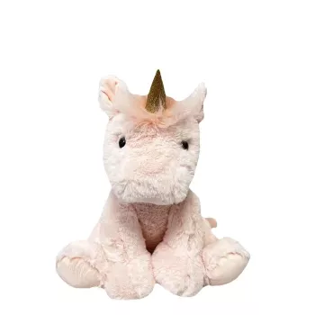 Mīkstā rotaļlieta TULILO Mascot Lily Vienradzis 30 cm — sēdoša plīša figūra