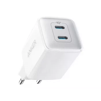 ANKER PowerPort III 40W 2xUSB-C Balts