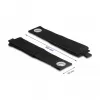 DeLOCK Heavy-duty Hook-and-loop siksna 508x50mm melna 5 gab.