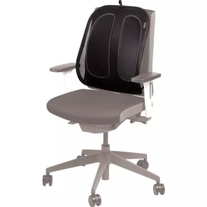 Fellowes muguras balsts biroja krēslam – Office Suites sieta muguras balsts ar sieta audumu – A51,28 x P43,97 x D14,13 cm