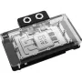 Ūdens bloks grafiskajai kartei Alphacool RTX 5080 Phoenix Transparent Silver ar aizmugures plāksni