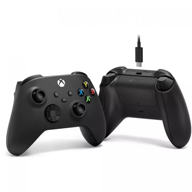 Microsoft EP2-29944 Gaming Controller Melns Bluetooth/USB Spēļu Pults Ar Digitālo/Analogo Vadību Android, PC, Xbox One, Xbox Series S, Xbox Series X, iOS