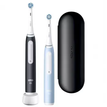 Oral-B iO3 Series elektriskā zobu birste, matēti melna/ledus zila