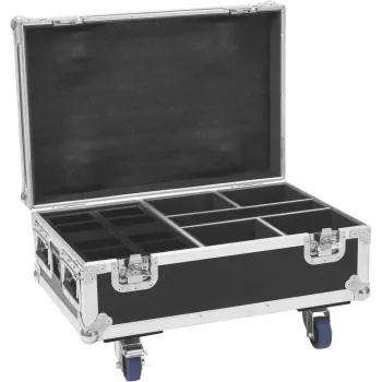 Flightcase Roadinger 31005163 4x AKKU IP UP-4 Plus HCL Spot WDMX ar uzlādes funkciju