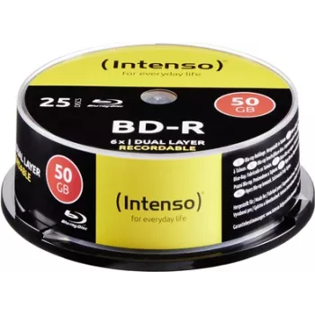 Intenso 25 x BD-R 50GB 6x Spindele (5001124)