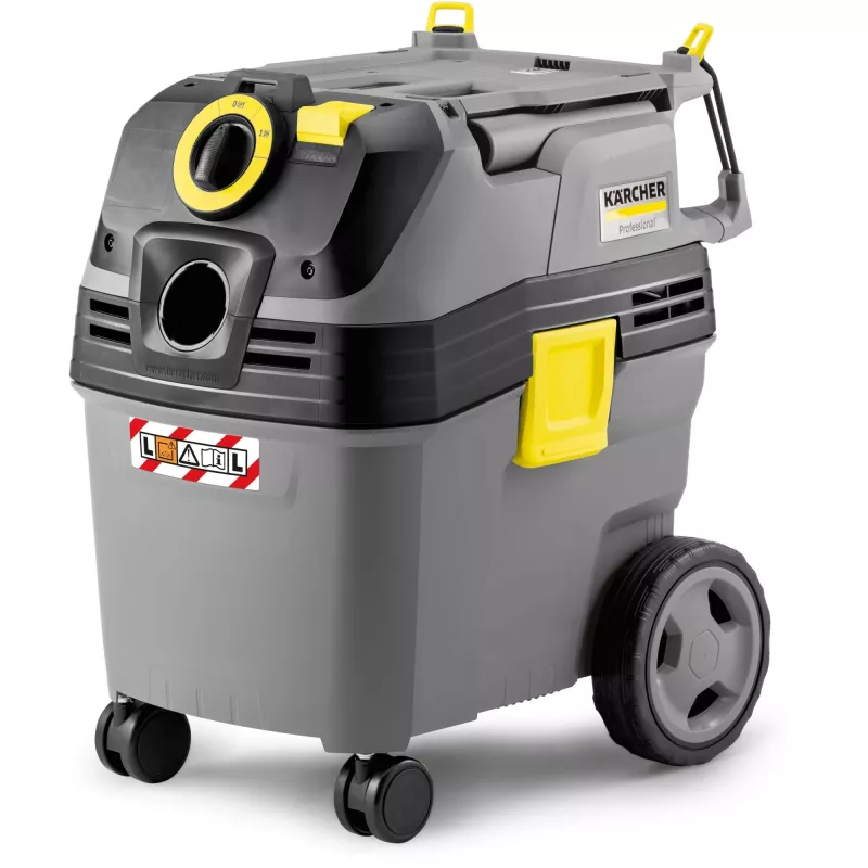 Putekļsūcējs bungas Kärcher NT 30/1 Ap L — sausai un mitrai tīrīšanai, 30 L tilpums, 1380 W, 74 l/s gaisa plūsma, 25.4 kPa