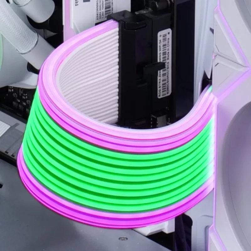 Lian Li Strimer Wireless 12V 2x6-pin PW16-121W – bezvadu RGB PCIe strāvas pagarinātājs