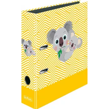 Mapes vāks Herlitz maX.file A4 Dzeltens FSC sertificēts