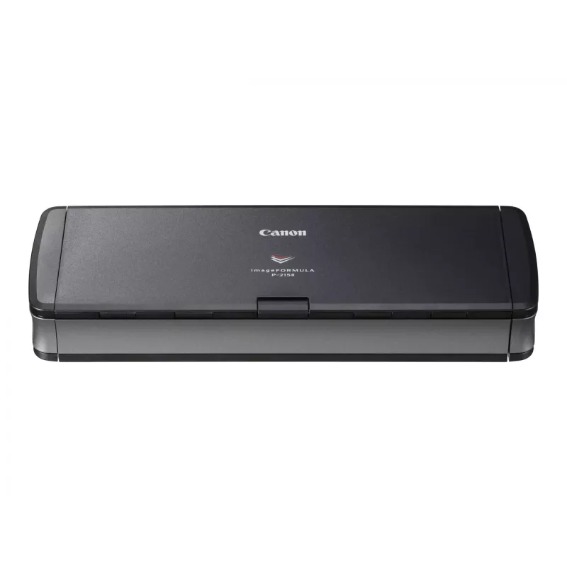 Canon imageFORMULA P-215II pārnēsājams abpusējās skenēšanas dokumentskeneris, 216 x 1000 mm, 600 x 600 DPI, 24 biti, loksnes padeves skeneris, melns, pelēks, CMOS CIS