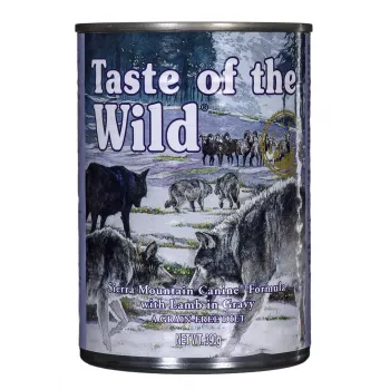TASTE OF THE WILD Sierra Mountain - Slapjā suņu barība - 390 g