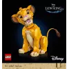 LEGO Disney Jaunais Simba — Karalis Lauva Kolekcionējama Dzīvnieka Figūras Būvēšanas Komplekts Pieaugušajiem