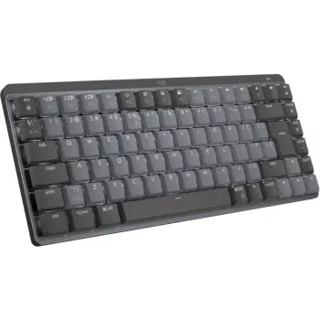 Logitech MX Mechanical Mini bezvadu mehāniskā tastatūra - GRAPHITE (US) INTL - 2.4GHZ/BT - klikšķinoši taustiņi