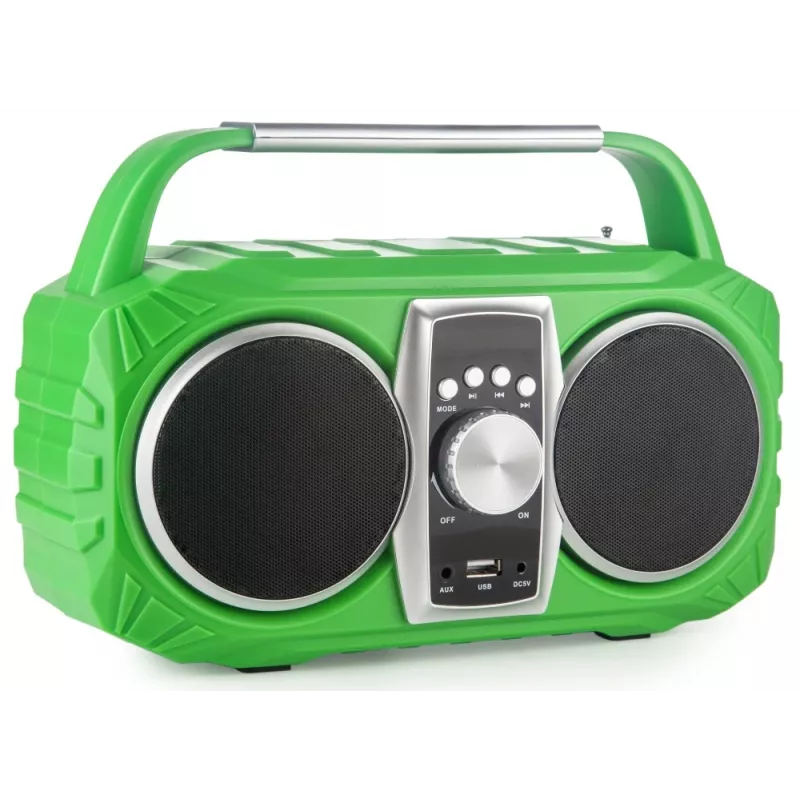 Radio modinātājs PRIME3 APR71GR Neon ar FM radio un LED displeju