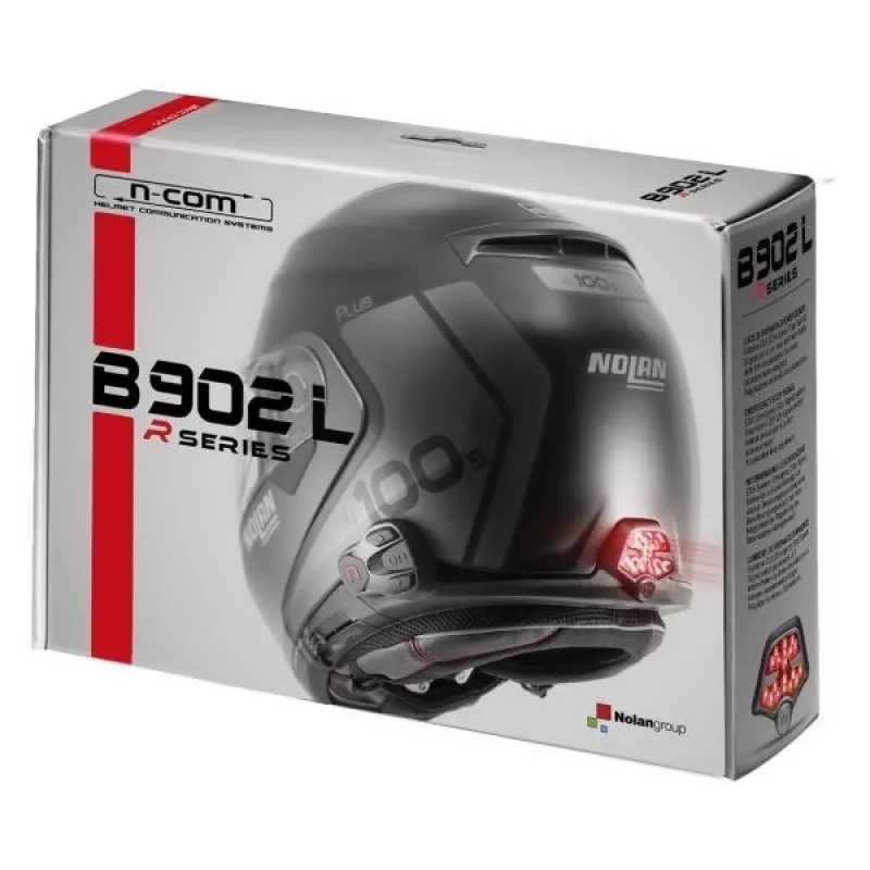 Nolan N-Com B902L R motociklu sarunu sistēma, 1 gab., melna