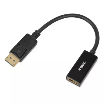 IBOX iadp4k DisplayPort-HDMI adapteris, 4K, sudraba krāsa