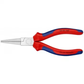 KNIPEX 30 35 160 - Knaibles ar garu snīpi - 2,5 mm - 4,1 cm - Tērauds - Zils/sarkans - 16 cm