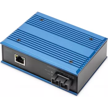 Digitus DN-652102-1 Tīkla mediju pārveidotājs 1000 Mbit/s 1310 nm vienmoda šķiedra Melns, Zils