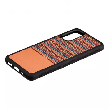 Telefona maciņš man and wood Galaxy S20 brūns rūtains melns – aizsargmaciņš Samsung Galaxy S20
