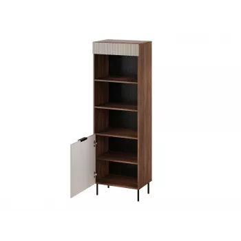 Cama 3 ALMERA Grāmatu skapis 60x42x185 valrieksts/kašmira
