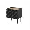Naktsgaldiņš Cama ONDA 50x40x54 cm melns MDF/skaidu plātne komplektā 2 gab.