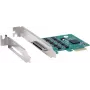 PCIe seriālā karte Exsys EX-46028 — 8 portu RS-232 ar astoņkāja kabeli
